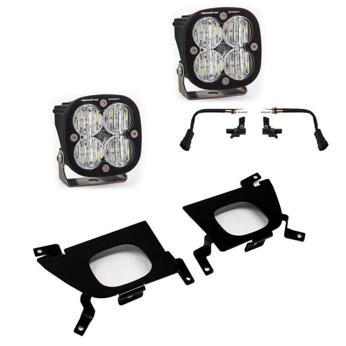 Baja Designs Squadron Sport LED Pocket Fog Light Kit For 2019-22 Silverado 1500