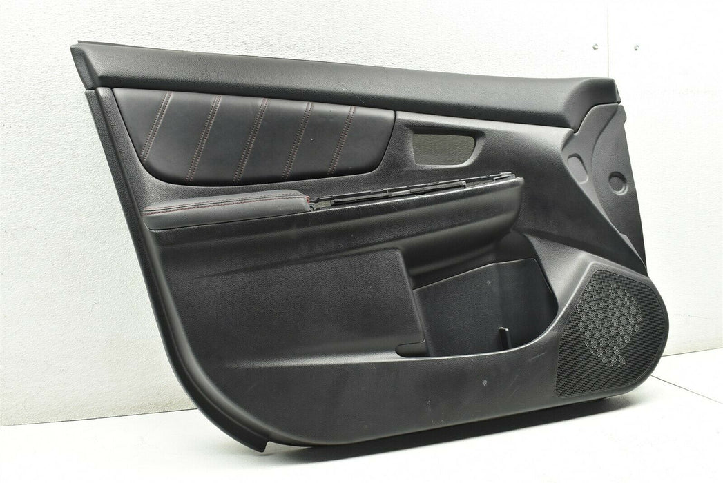 2015-2019 Subaru WRX STI Driver Door Panel Trim Front Left LH OEM 15-19