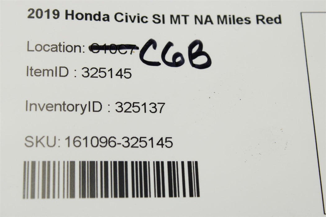 2016-2021 Honda Civic SI Sedan Front Radiator Cover Trim 74127-TBA 16-21