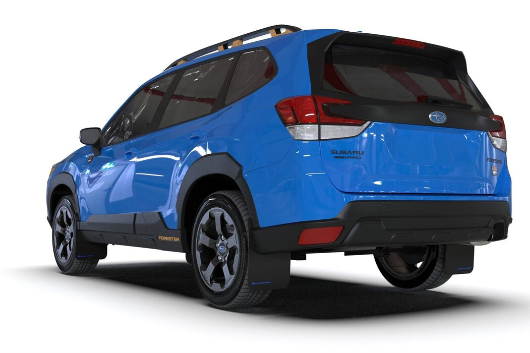 Rally Armor UR Black Mud Flaps w/ Grey Logo for 2022+ Subaru Forester