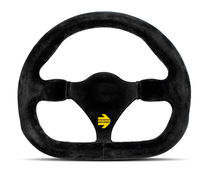 Momo MOD27 Steering Wheel 270 mm -  Black Suede/Black Spokes