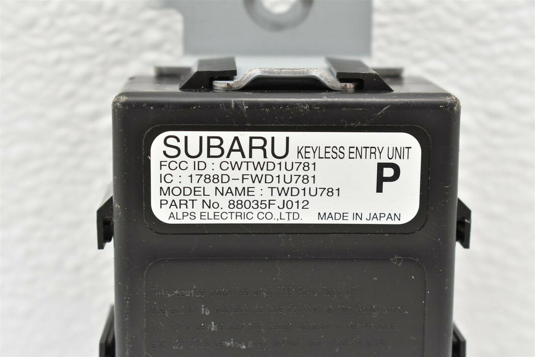 2015-2019 Subaru WRX Keyless Entry Unit Module 88035FJ012 OEM 15-19