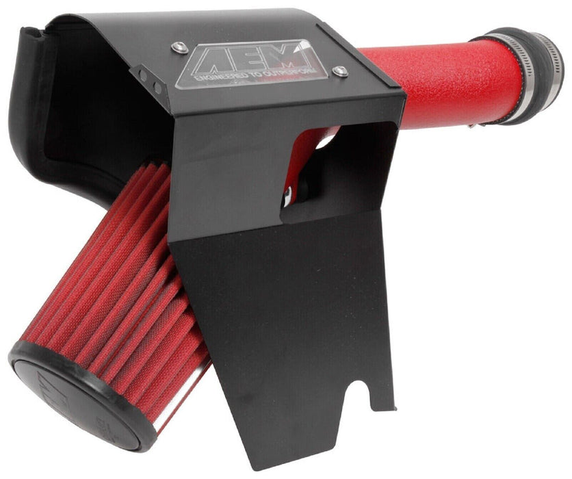 AEM 21-836WR Red Aluminum Cold Air Intake For 2018 Subaru WRX STI