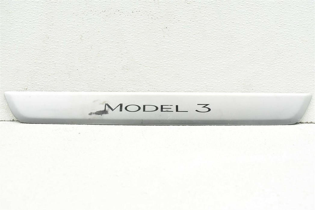 2017-2020 Tesla Model 3 Front Left Door Sill Trim Panel 1504763-00-A OEM 17-20