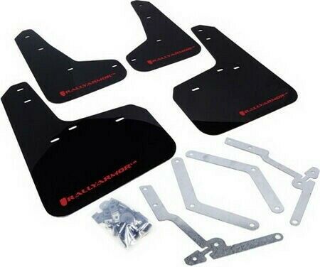 Rally Armor UR Mud Flaps Black w/ Red for 13+ Focus ST & RS MF27-UR-BLK/RD