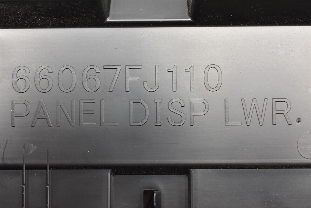 2015-2018 Subaru WRX Dash Display Cover Bezel Trim Panel OEM 15-18