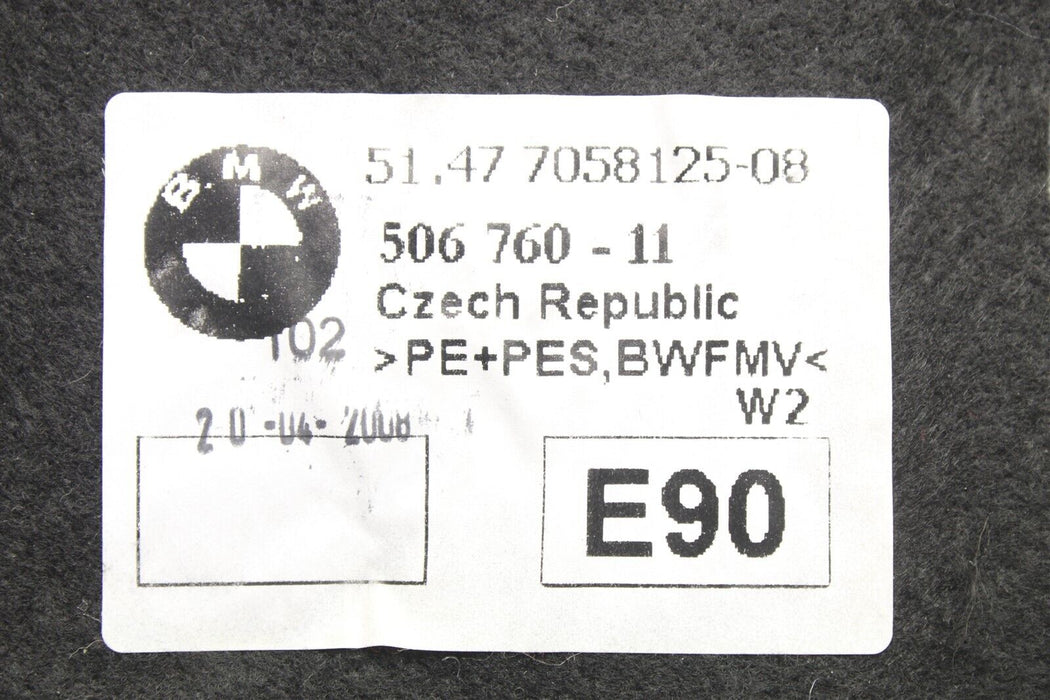 2008 - 2013 BMW M3 E92 Carpet Liner Trim Panel Cover