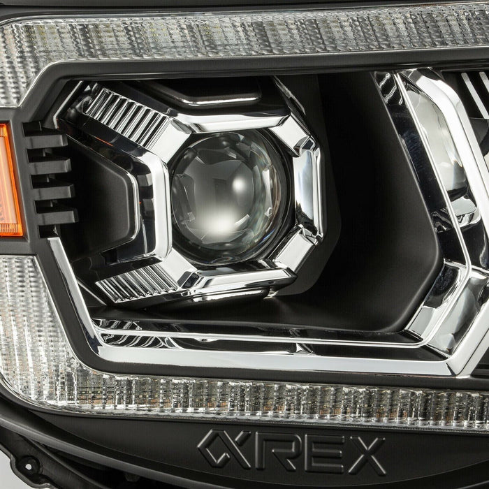 AlphaRex Black LUXX LED Projector Headlights for 2005-2011 Toyota Tacoma w/ DRL