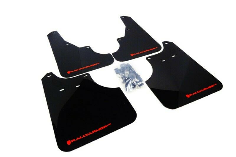 Rally Armor UR Mud Flaps Red Logo for 09-13 Forester MF11-UR-BLK/RD