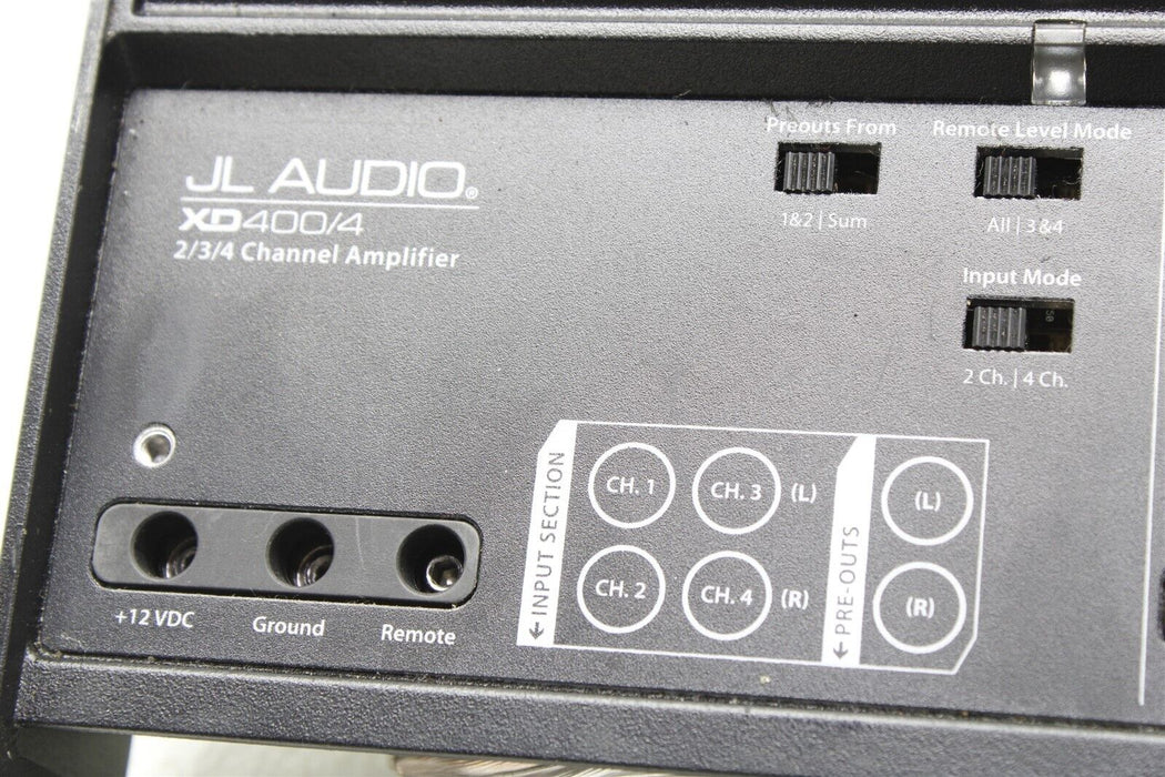JL Audio XD400/4 Car Amplifier
