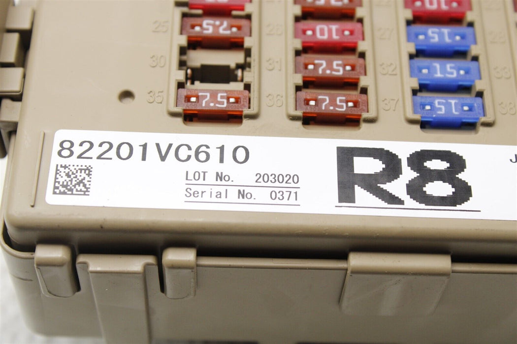 2022-2023 Subaru WRX Fuse Box Panel 82201VC610 22-23