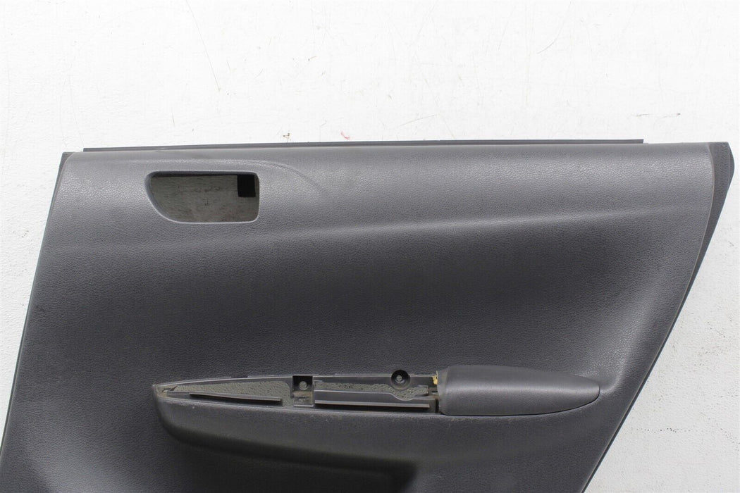 2008-2014 Subaru Impreza WRX Rear Right Door Panel Cover Card 08-14