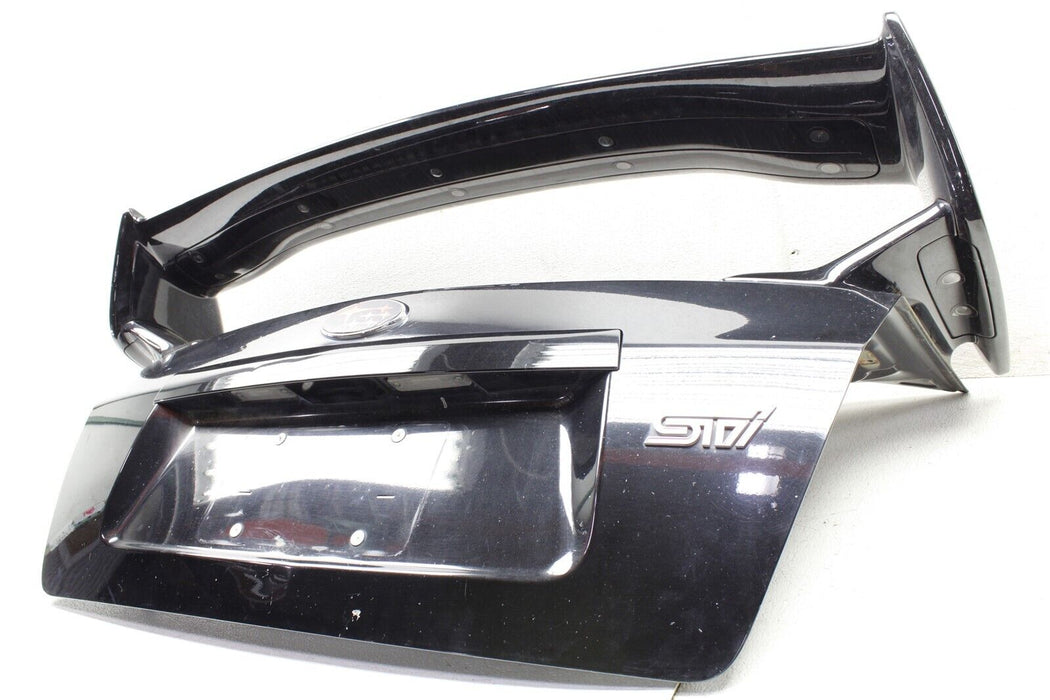 2011-2014 Subaru WRX STI Trunk Hatch Lid Spoiler Wing Assembly Sedan OEM 11-14