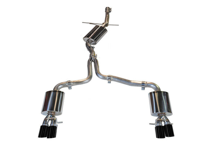 AWE 3015-43020 Tuning for Audi B8 A4 Touring Edition Exhaust-Quad Tip Black Tips