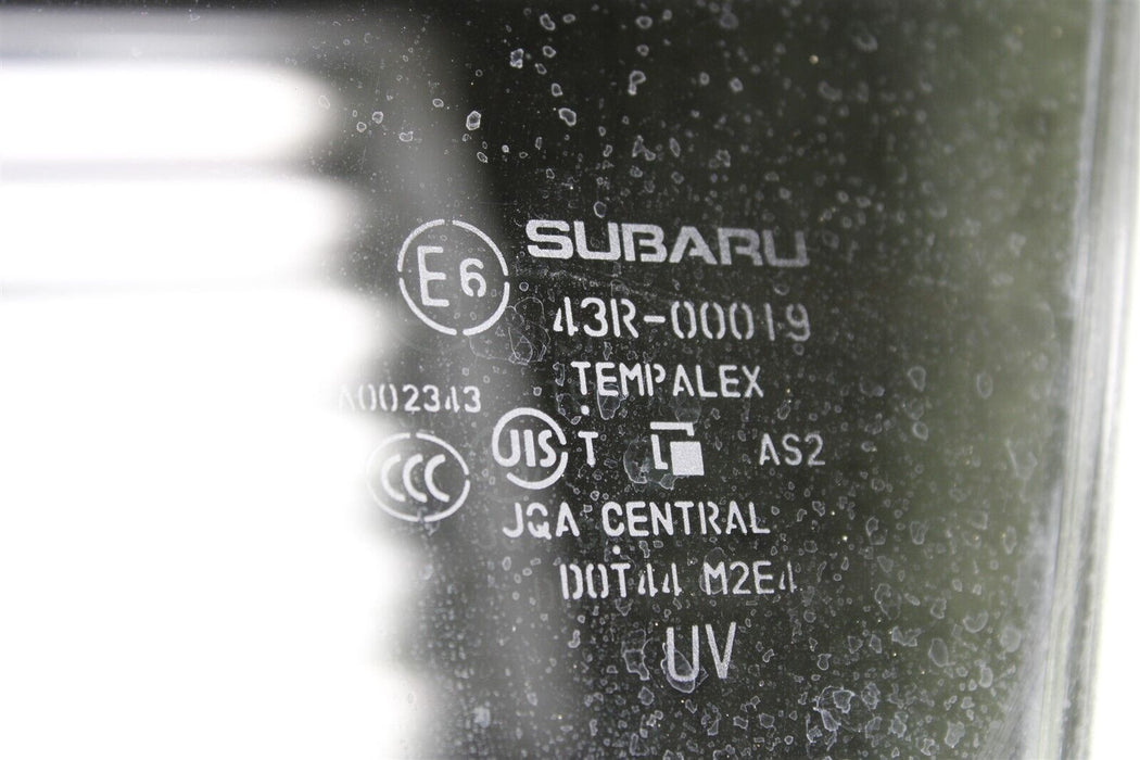 2011 Subaru WRX STI Sedan Front Left Door Glass LH Driver 08-14