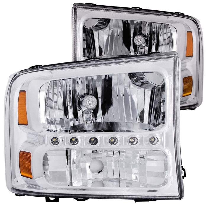 Anzo 111088 Crystal Headlight Set For 2000-2004 Ford Excursion
