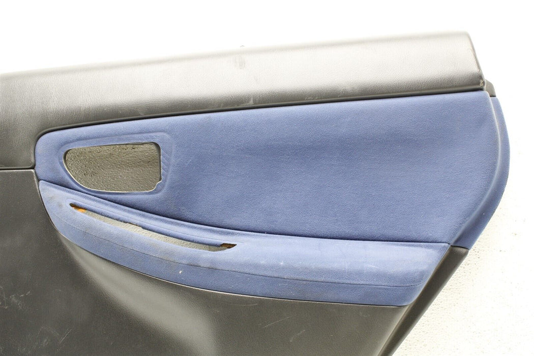 05-07 Subaru WRX STI Rear Right Door Panel Card Cover Trim 2005-2007