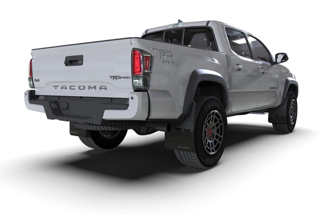 Rally Armor Black Mud Flap With Grey Logo for 2016-23 Toyota Tacoma