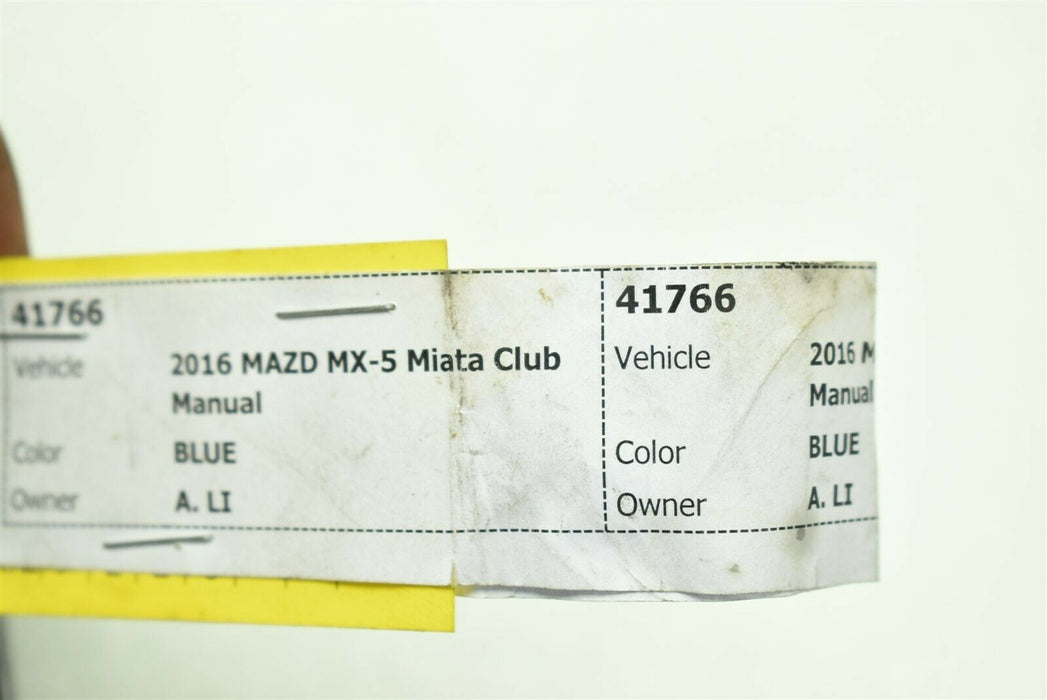 2016-2018 Mazda Miata MX-5 Steering Column Ignition W/Key OEM 16-18