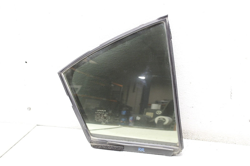 2015-2021 Subaru WRX Door Corner Window Glass Rear Right Passenger RH OEM 15-21