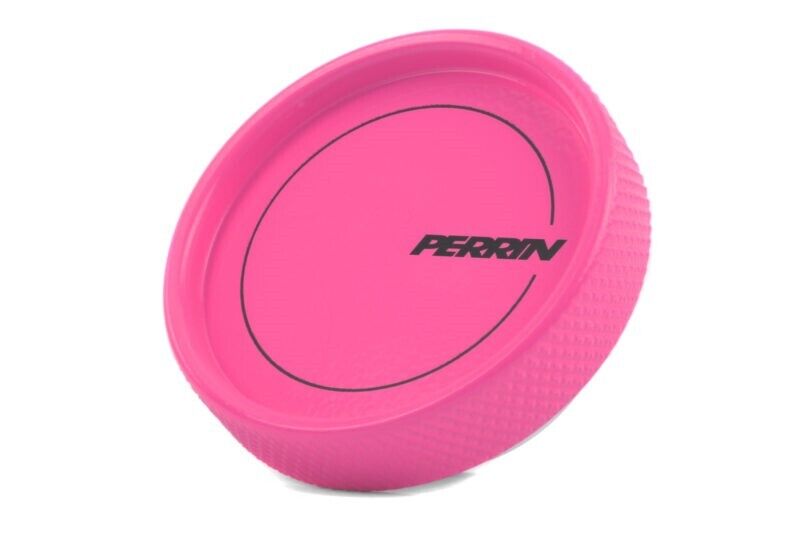 Perrin Performance Hyper Pink Oil Fill Cap Round Style for WRX STI and FRS BRZ