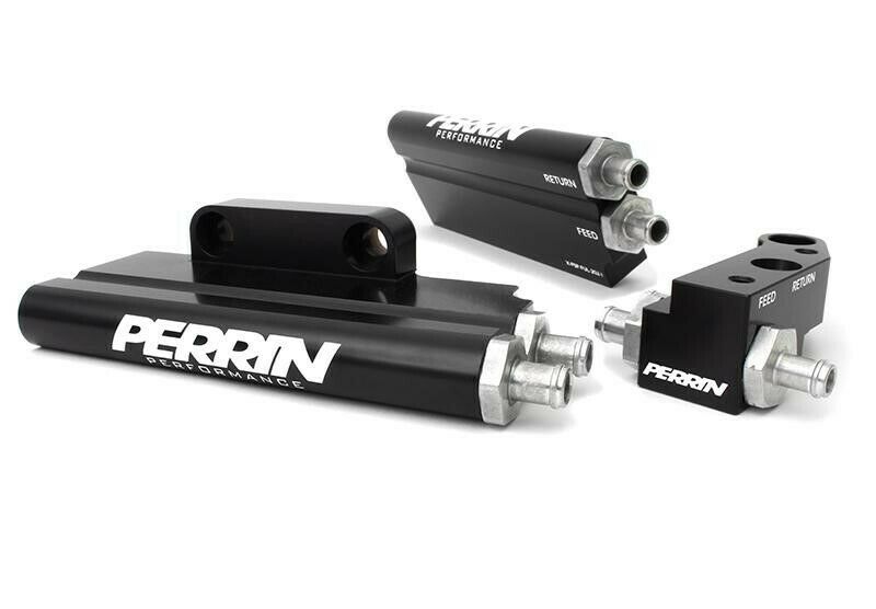 Perrin Performance Top Feed Fuel Rail Set Fuel Rail Bodies Only for 02-14 WRX
