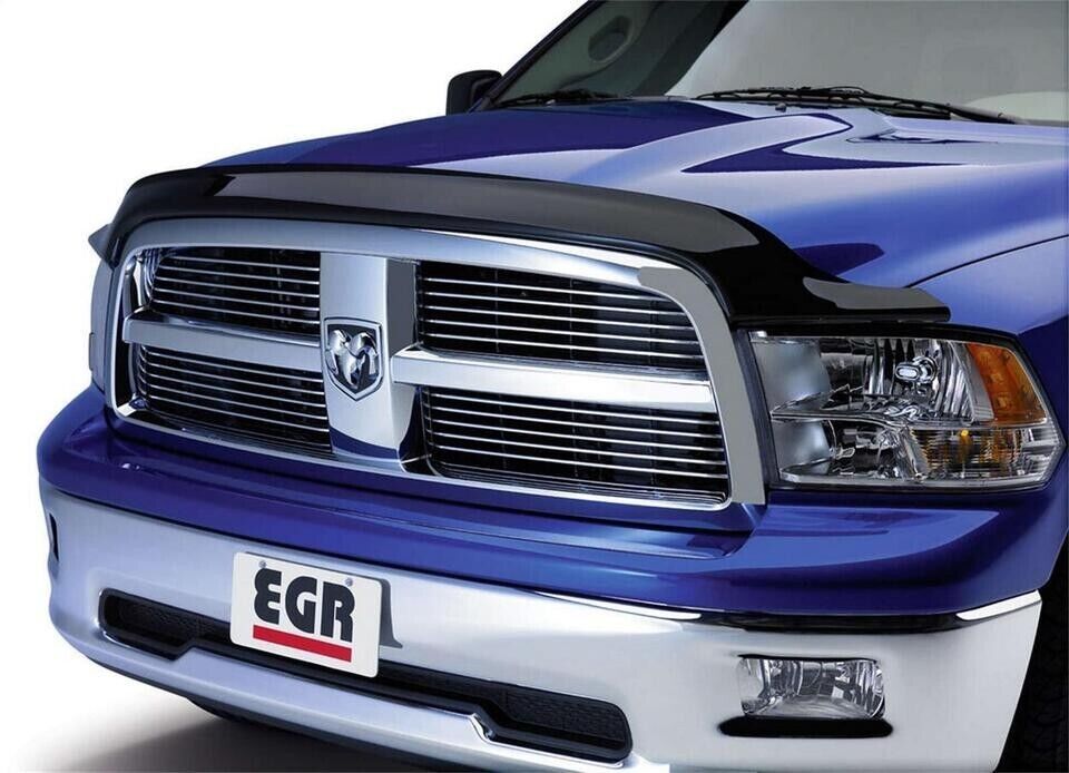 EGR 392651 EGR Aerowrap Hood Guard Dark Smoke Finish For 09+ Dodge Ram Pickup
