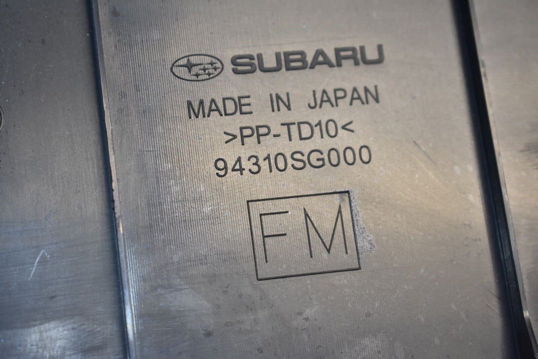 14-16 Subaru Forester Rear Hatch Upper Trim Cover Lift Gate 2014-2016