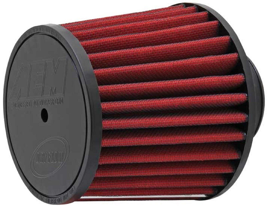AEM 21-202D-HK Dryflow Red Synthetic Round Air Filter 2.75" Flange Diameter