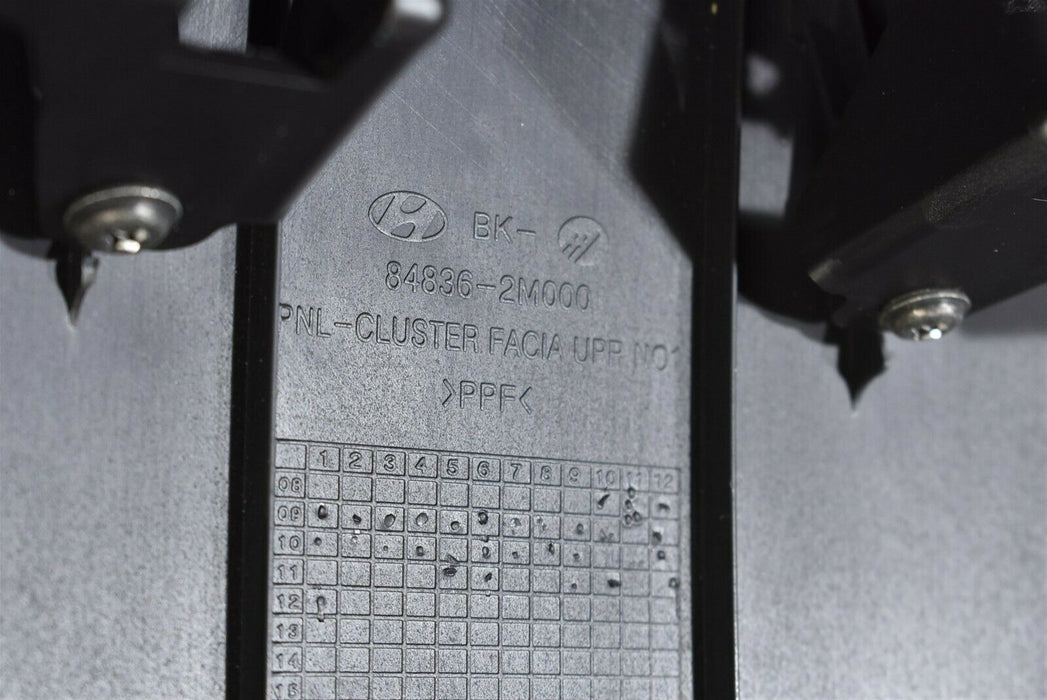 2009-2012 Hyundai Genesis Coupe Dash Instrument Cluster Trim Cover OEM 09-12