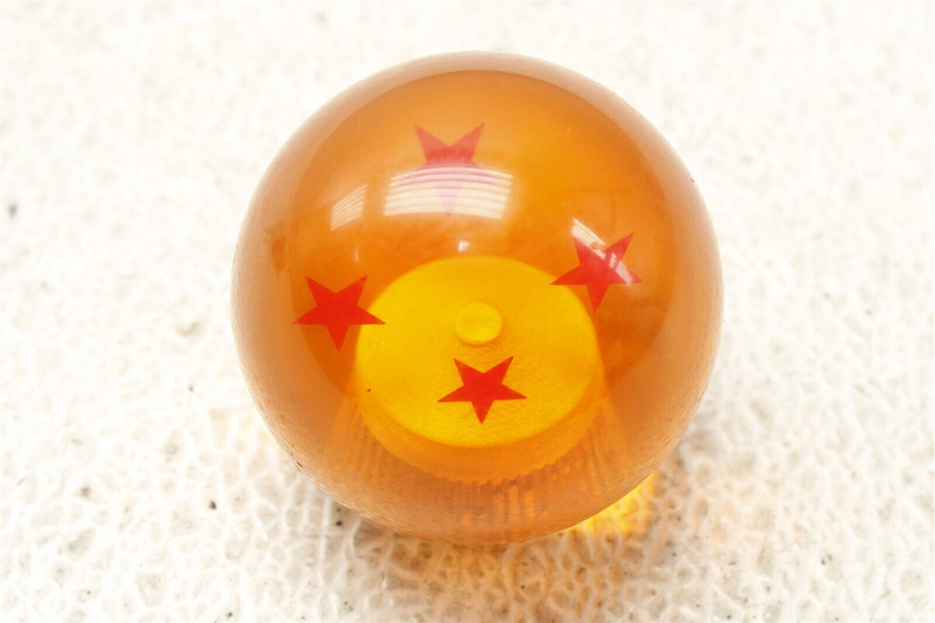 M12X1.25 MT Manual Stick 2.26 Shift Knob 4 Star Orange Round Dragon Ball