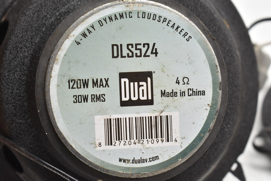 Dual DLS524 120W Max 30W RMS 4-Way Dynamic Loudspeakers Pair