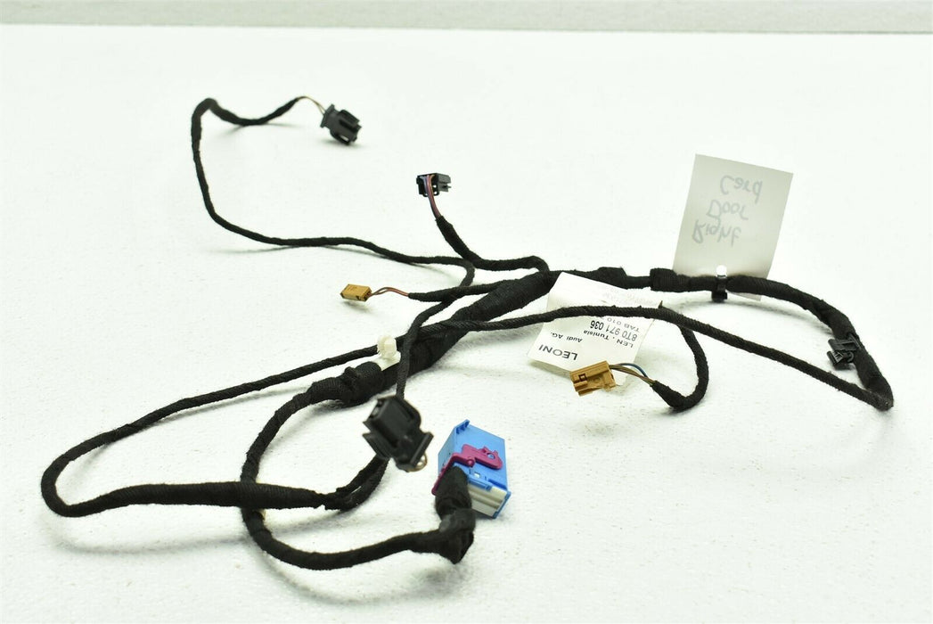 2008-2016 Audi A5 Door Panel Harness Right Front 8T0971036 S5 08-16