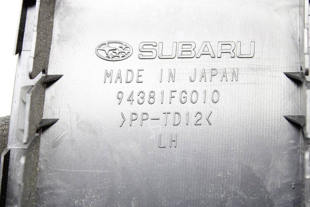 2008-2014 Subaru Impreza WRX Liftgate Trim Cover Left LH 94381FG010 08-14