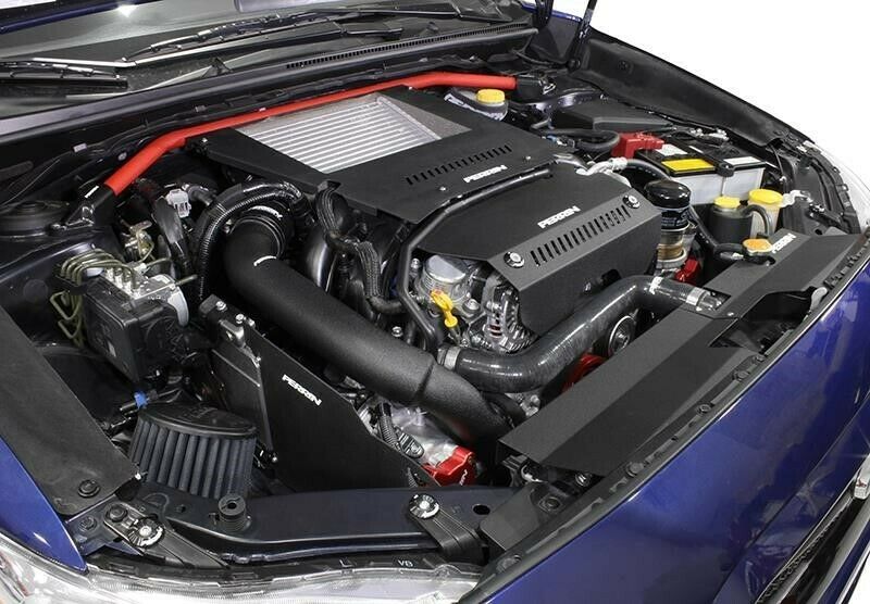 Perrin Aluminum Charge Pipe Black for 2015-2020 Subaru WRX FA20DIT Engine