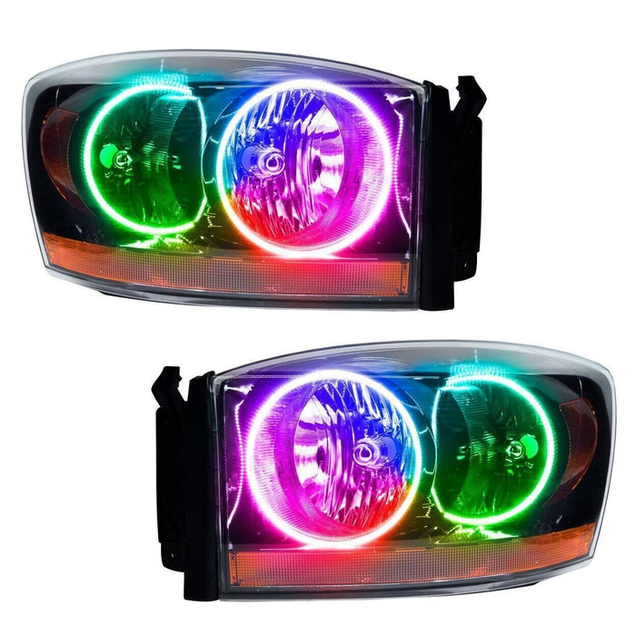 Oracle Lighting 7033-330 SMD Pre-Assembled Headlights, Black Bezel, ColorSHIFT