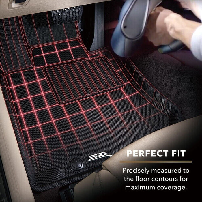 3D MAXpider Custom All-Weather KAGU Floor Mats For 09-12 BMW 7 Series LI F02/F04