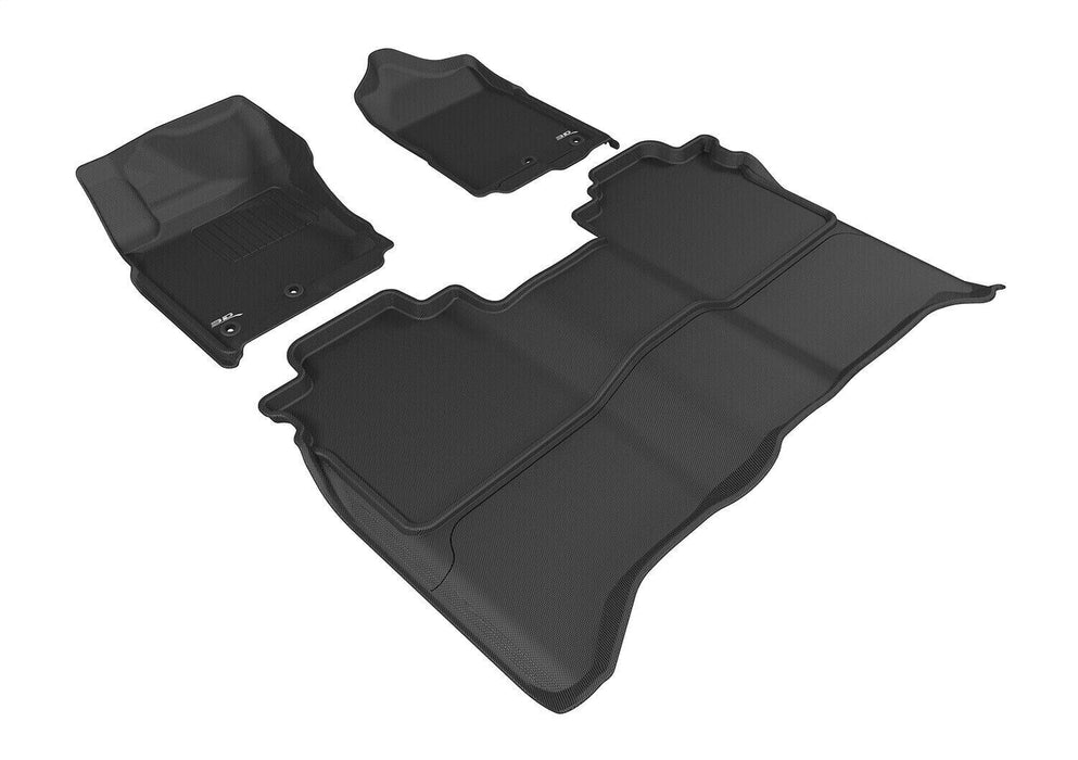 3D Maxpider Kagu 2 Row Mat Set for 17-21 Nissan Titan 16-17 Titan XD Black