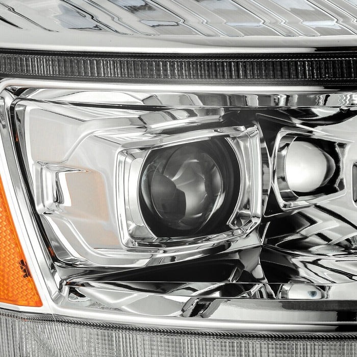 AlphaRex Chrome LUXX LED Projector Headlights for 2006-2008 Dodge Ram Pickup