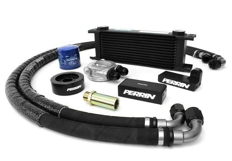 Perrin Performance Oil Cooler Kit Fits Subaru 06-14 WRX Oil Cooler PSP-OIL-099