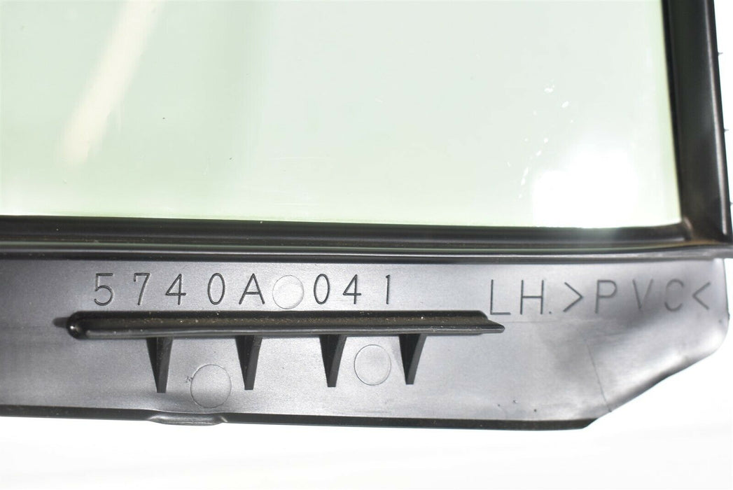 2008-2015 Mitsubishi Evolution X Corner Vent Glass Rear Left Driver LH 08-15