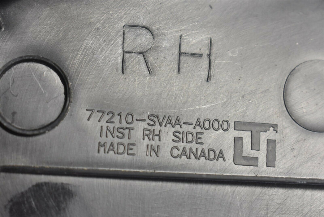 2006-2011 Honda Civic Si Instrument Panel Trim Right Passenger RH 06-11