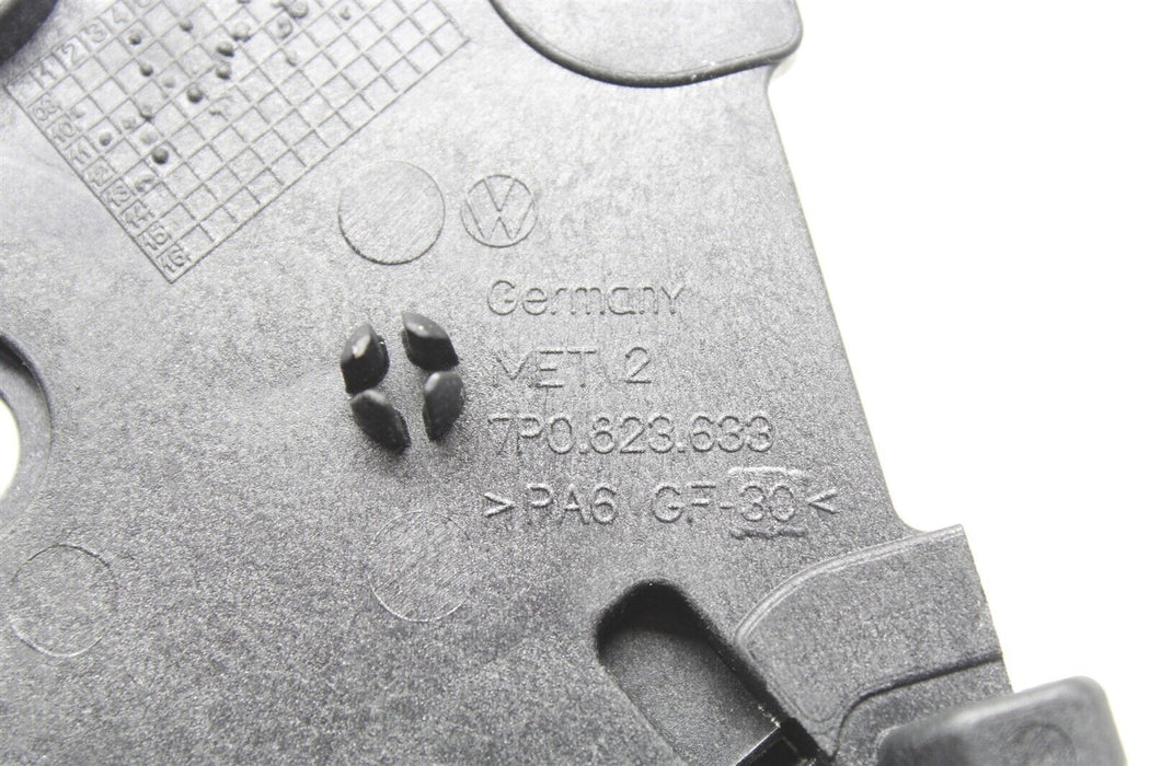 2014 Porsche Cayenne Hood Latch Release Lever Bracket 7P0823633 11-18