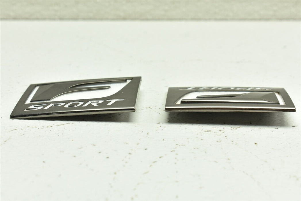 2008-2013 Lexus IS F Fender F Badge Emblem Factory OEM 08-13