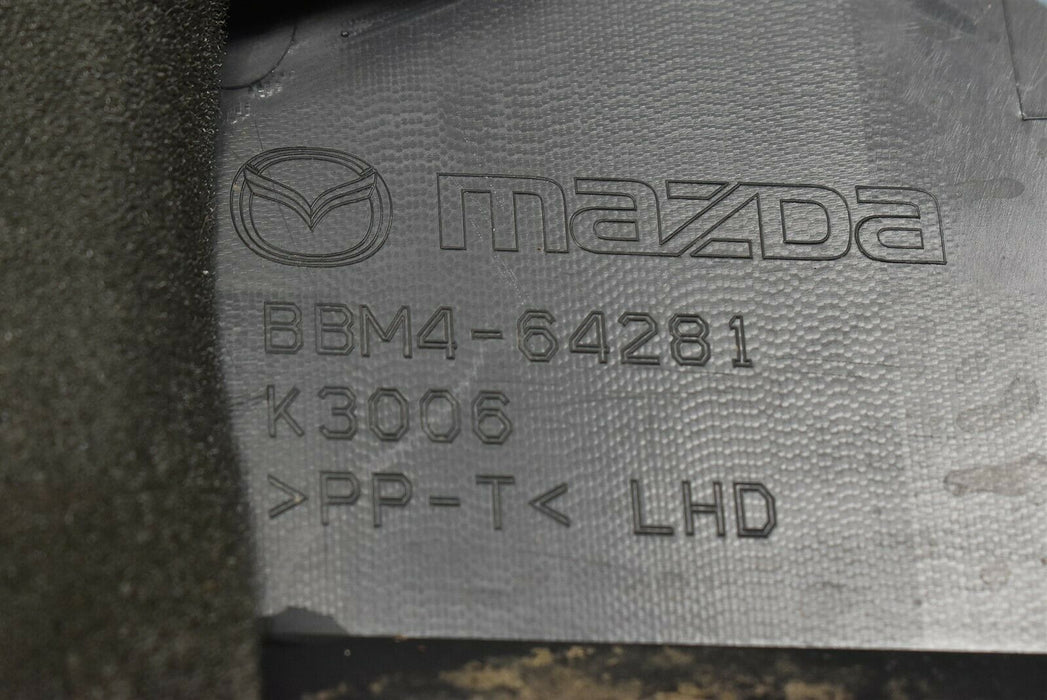 2010-2013 Mazdaspeed3 Under Dash Knee Kick Panel Cover Trim Speed3 MS3 10-13