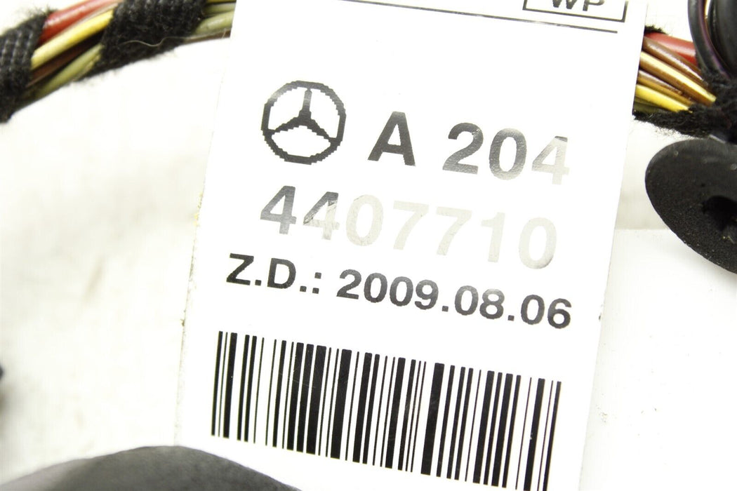2011 Mercedes C63 AMG Rear Right Door Harness Wiring 2044407710 C350 W204 08-14