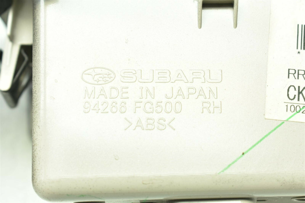 08-14 Subaru Impreza WRX STI Window Switch Trim Rear Right Passenger 2008-2014