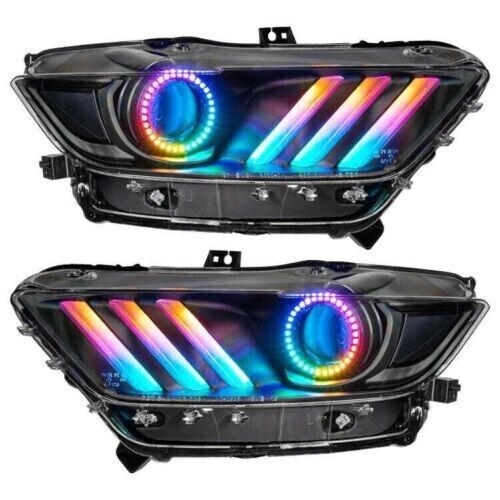 ORACLE 8199-332 for 15-17 Ford Mustang Dynamic RGB A Headlights-Black Edition