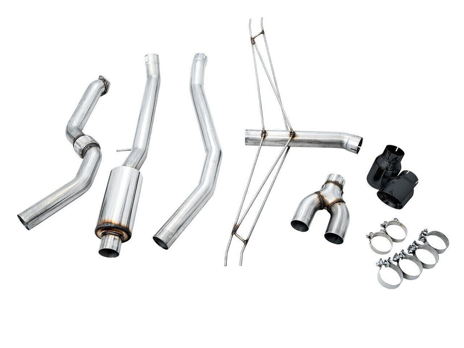 AWE 3020-33066 Tuning for 2016+ Honda Civic Si Track Exhaust w/Front Pipe & Dual
