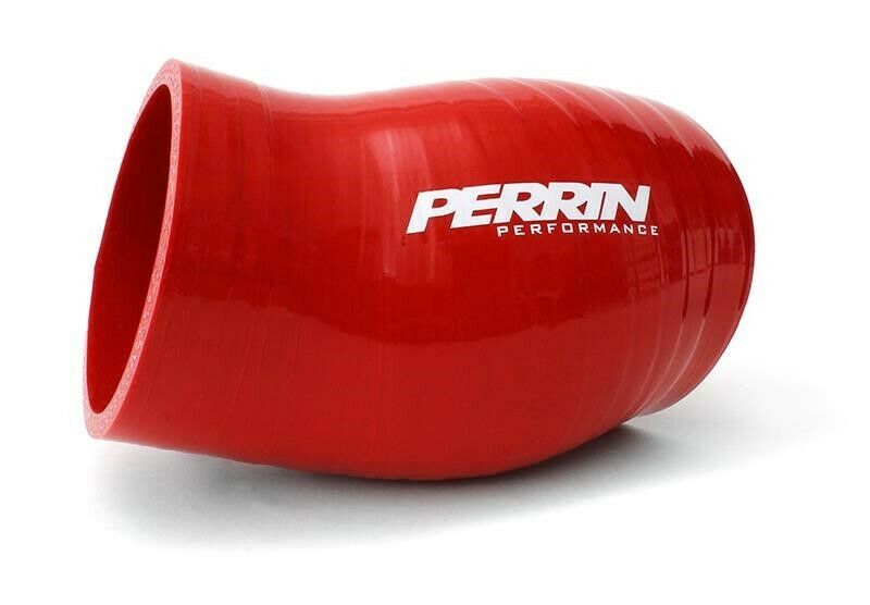 Perrin Top Mount Intercooler Silicone Coupler Red for Subaru 08-20 WRX